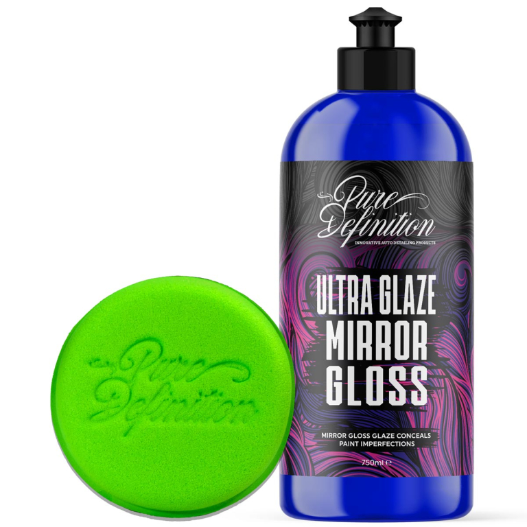 750ml bottle of ultra glaze mirror gloss by pure definition