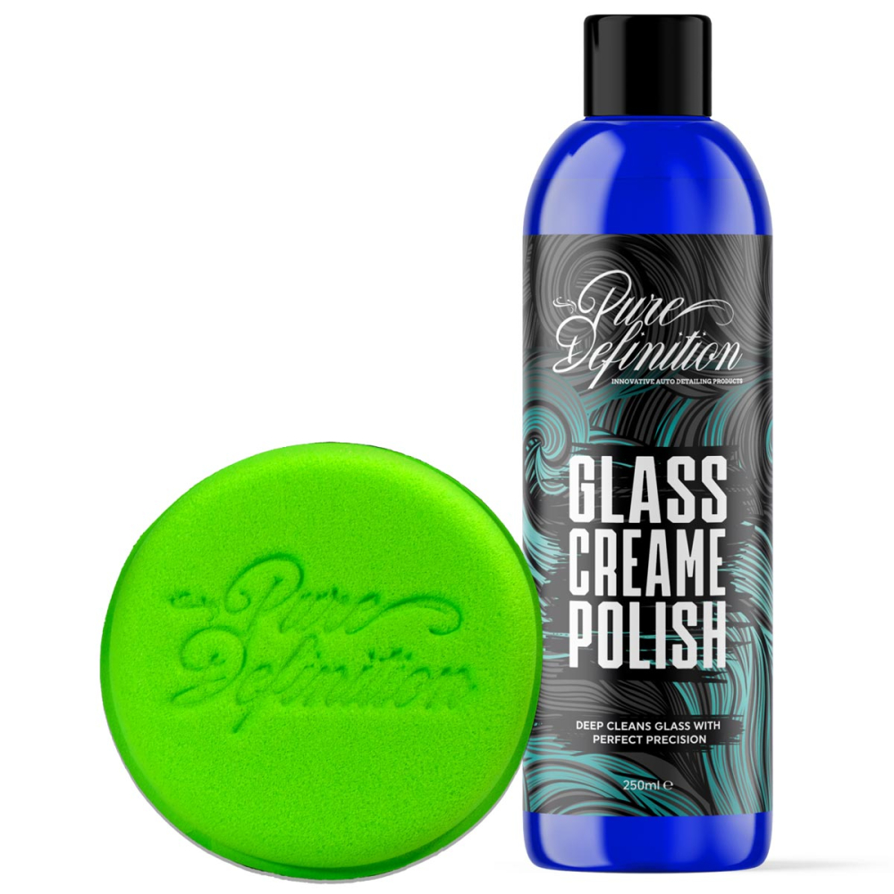 250ml bottle of glass creame polish by pure definition