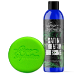 250ml bottle of satin tyre & trim dressing by pure definition