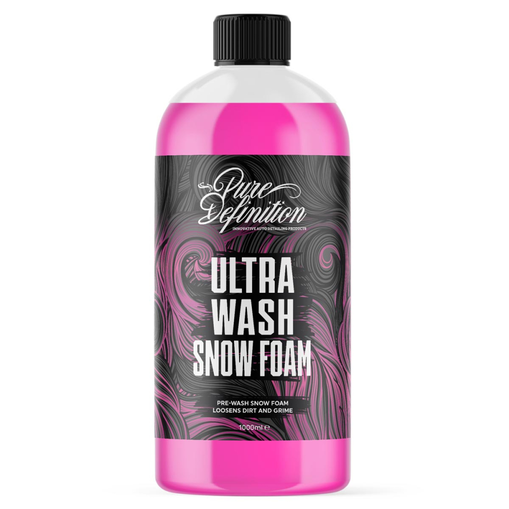 1000ml ultra wash snow foam bottle by pure definition