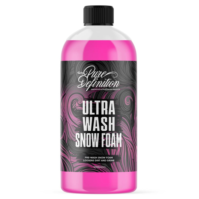 1000ml ultra wash snow foam bottle by pure definition