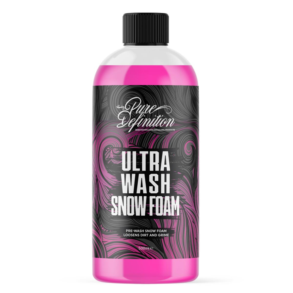 500ml ultra wash snow foam bottle by pure definition