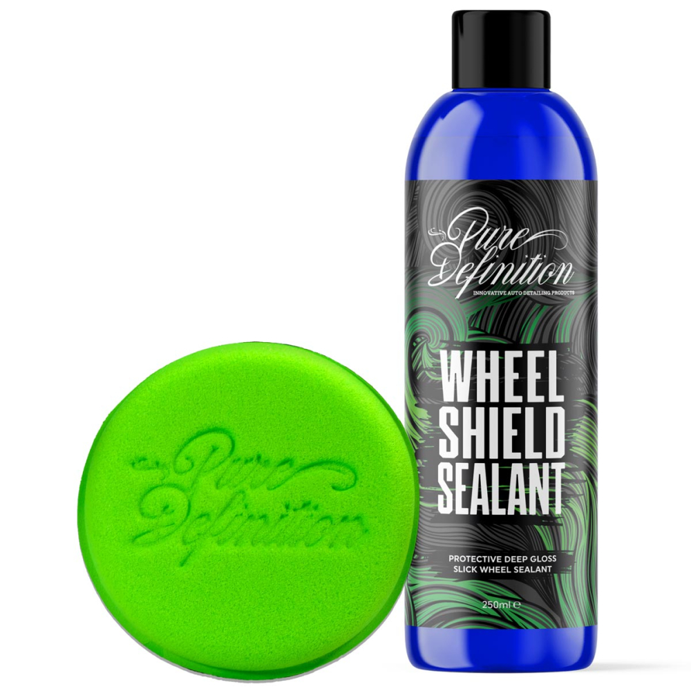 250ml bottle of wheel shield sealant by pure definition