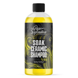 500ml soak ceramic shampoo bottle by pure definition