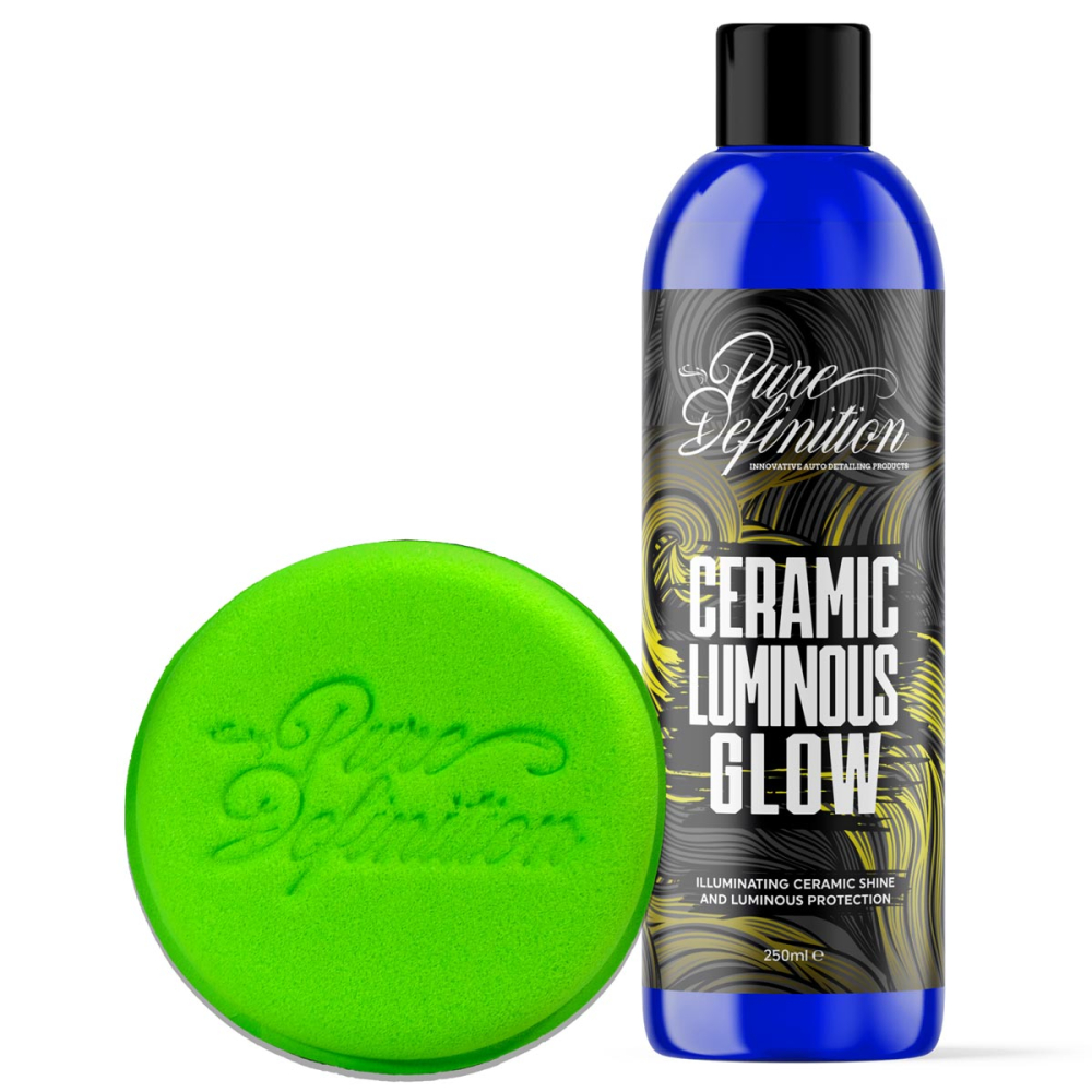 250ml bottle of ceramic luminous glow by pure definition