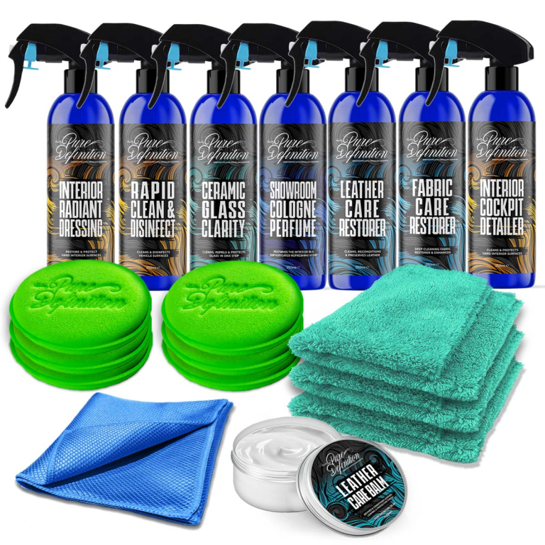 car showroom interior detailing kit by pure definition