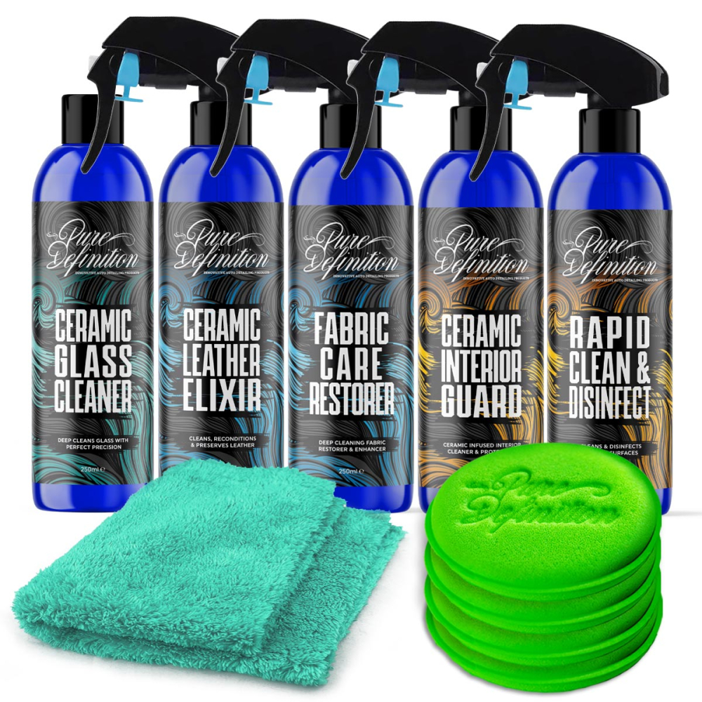 ceramic interior car cleaning products by pure definition