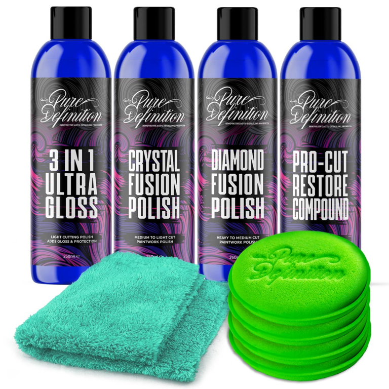 car polishing kit by pure definition