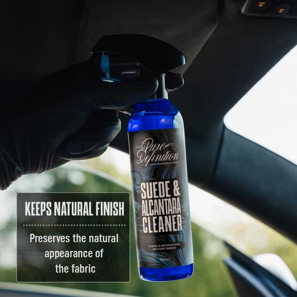 Suede Alcantara Cleaner Roof Liner