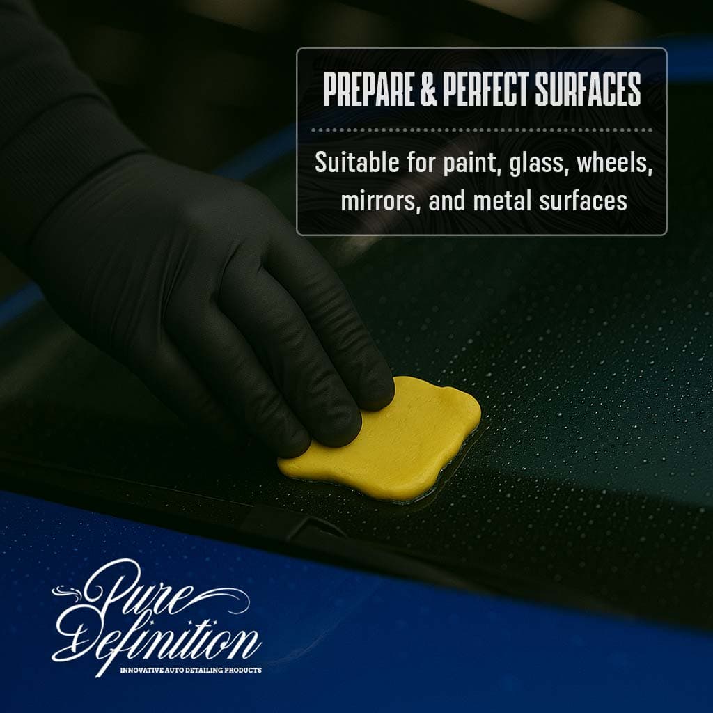 Pure Definition Medium Grade Clay On Glass